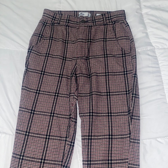 Girls Ultra-High Rise Plaid Super Skinny Pants - Picture 1 of 4